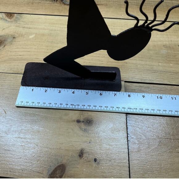 Vintage? Metal Candle Stick Holder. Dancing Man break dancing. upside down. - Picture 7 of 7